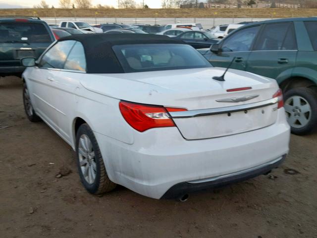 1C3BC2EG0BN550889 - 2011 CHRYSLER 200 TOURIN WHITE photo 3