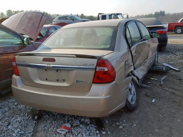 1G1ZT54805F185109 - 2005 CHEVROLET MALIBU LS GOLD photo 4
