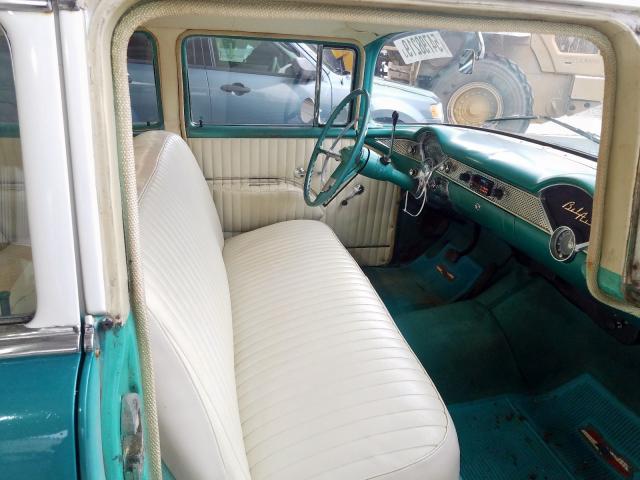 C55B193364 - 1955 CHEVROLET SEDAN TURQUOISE photo 5