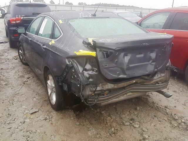 3FA6P0SU1GR104177 - 2016 FORD FUSION TIT GRAY photo 3