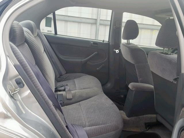 2HGEJ6611YH561340 - 2000 HONDA CIVIC BASE Gümüş foto 6