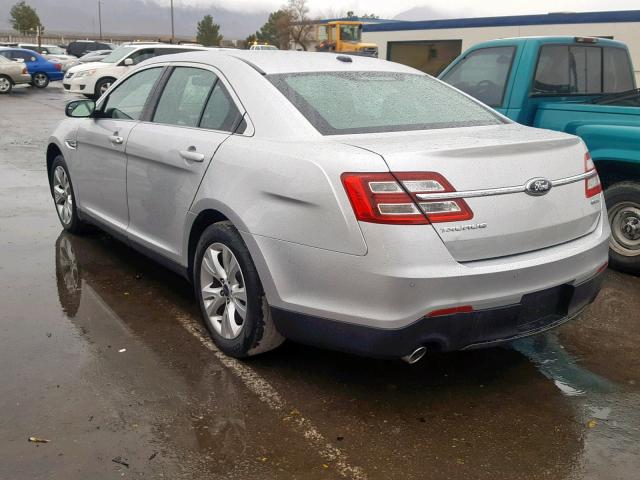 1FAHP2E85DG208080 - 2013 FORD TAURUS SEL SILVER photo 3