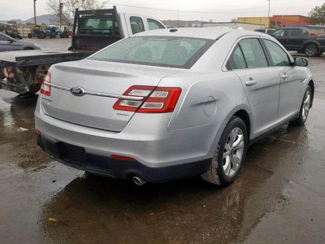 1FAHP2E85DG208080 - 2013 FORD TAURUS SEL SILVER photo 4