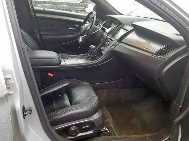 1FAHP2E85DG208080 - 2013 FORD TAURUS SEL SILVER photo 5