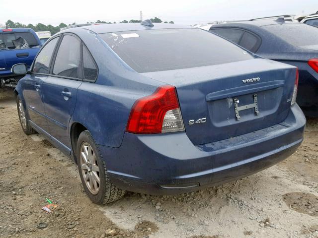 YV1MS382382383767 - 2008 VOLVO S40 2.4I BLUE photo 3