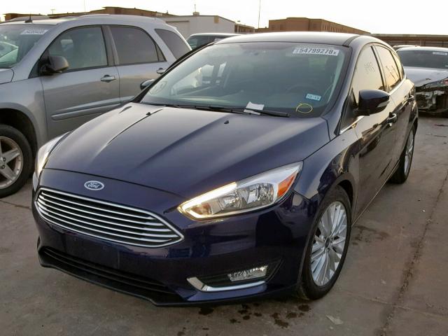 1FADP3N22GL388534 - 2016 FORD FOCUS TITA BLUE photo 2