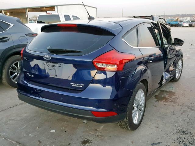 1FADP3N22GL388534 - 2016 FORD FOCUS TITA BLUE photo 4