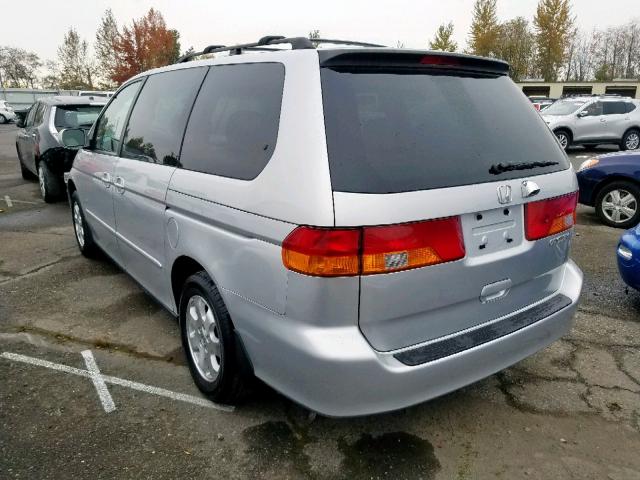 5FNRL18774B077199 - 2004 HONDA ODYSSEY EX SILVER photo 3