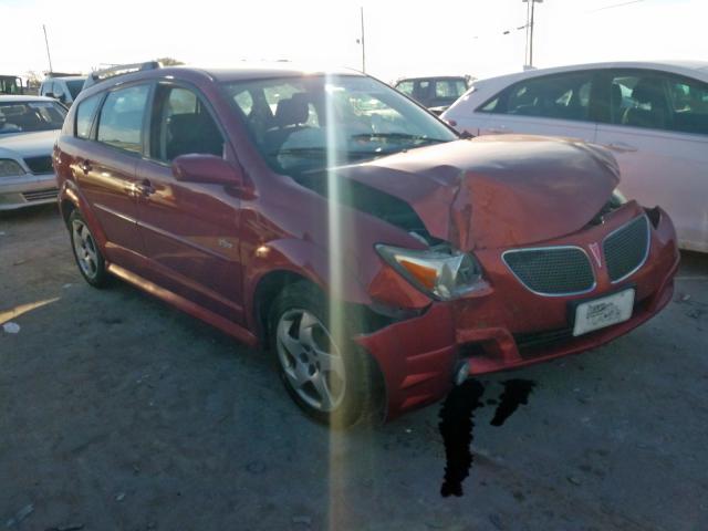 5Y2SL65818Z415689 - 2008 PONTIAC VIBE RED photo 1