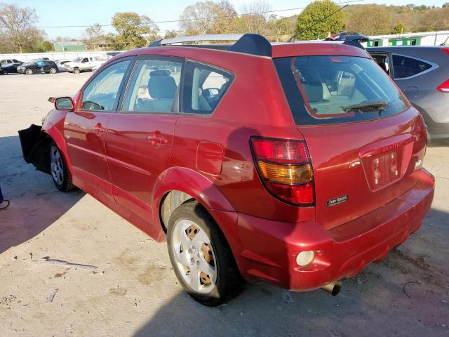 5Y2SL65818Z415689 - 2008 PONTIAC VIBE RED photo 3