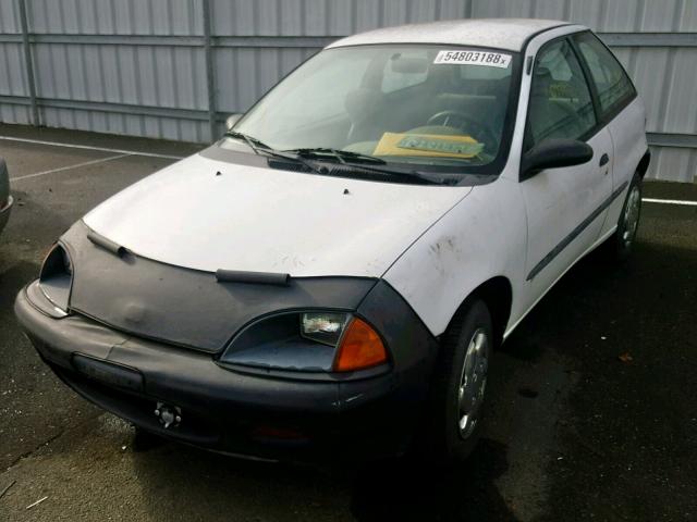 2C1MR2262T6783707 - 1996 GEO METRO BASE WHITE photo 2