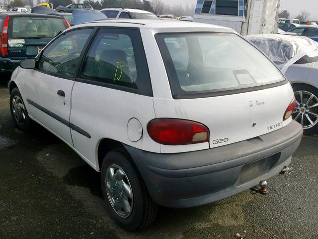 2C1MR2262T6783707 - 1996 GEO METRO BASE WHITE photo 3