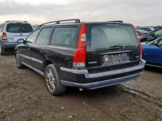 YV1SW53D722238917 - 2002 VOLVO V70 T5 TUR BLACK photo 3