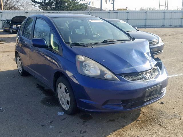 JHMGE8G33CC021151 - 2012 HONDA FIT BLUE photo 1