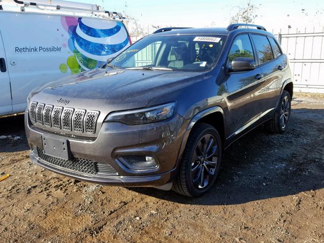 1C4PJMDX7KD464554 - 2019 JEEP CHEROKEE L GRAY photo 2