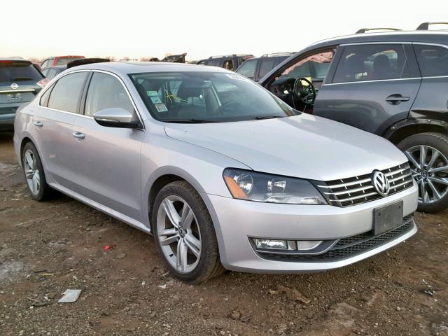 1VWBM7A34CC040886 - 2012 VOLKSWAGEN PASSAT SE SILVER photo 1