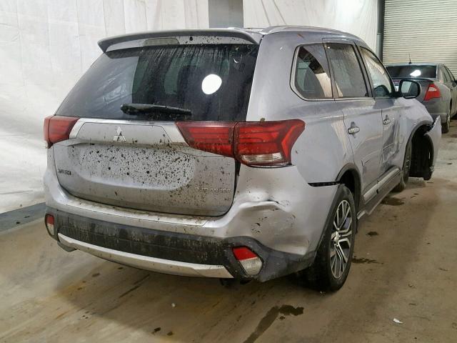 JA4JZ4AXXHZ037359 - 2017 MITSUBISHI OUTLANDER SILVER photo 4