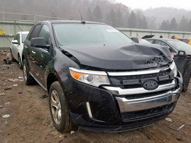 2FMDK4JC4BBA59948 - 2011 FORD EDGE SEL BLACK photo 1