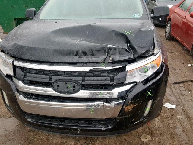 2FMDK4JC4BBA59948 - 2011 FORD EDGE SEL BLACK photo 9