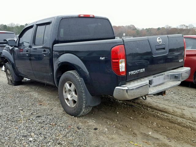 1N6AD07W28C430980 - 2008 NISSAN FRONTIER C BLACK photo 3