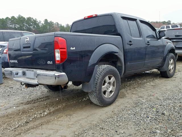 1N6AD07W28C430980 - 2008 NISSAN FRONTIER C BLACK photo 4