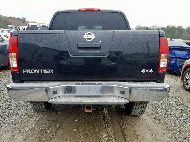 1N6AD07W28C430980 - 2008 NISSAN FRONTIER C BLACK photo 9