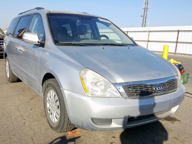 KNDMG4C7XB6363709 - 2011 KIA SEDONA LX SILVER photo 1