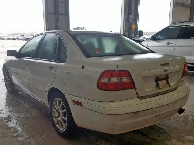 YV1VS27583F996110 - 2003 VOLVO S40 1.9T WHITE photo 3