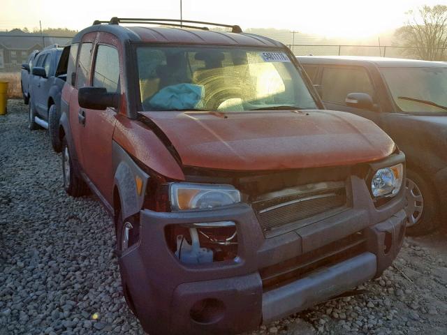 5J6YH28664L035947 - 2004 HONDA ELEMENT EX ORANGE photo 1