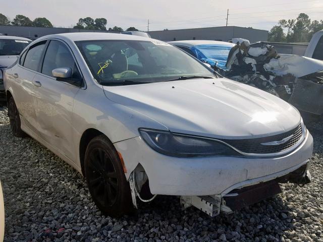 1C3CCCAB4FN659611 - 2015 CHRYSLER 200 LIMITE WHITE photo 1