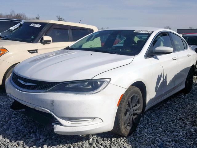 1C3CCCAB4FN659611 - 2015 CHRYSLER 200 LIMITE WHITE photo 2