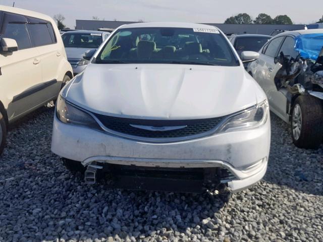 1C3CCCAB4FN659611 - 2015 CHRYSLER 200 LIMITE WHITE photo 9