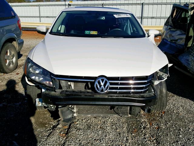 1VWBN7A39DC124538 - 2013 VOLKSWAGEN PASSAT SE WHITE photo 9