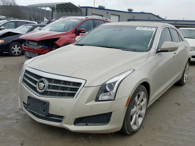 1G6AB5SX3D0132247 - 2013 CADILLAC ATS LUXURY TAN photo 2