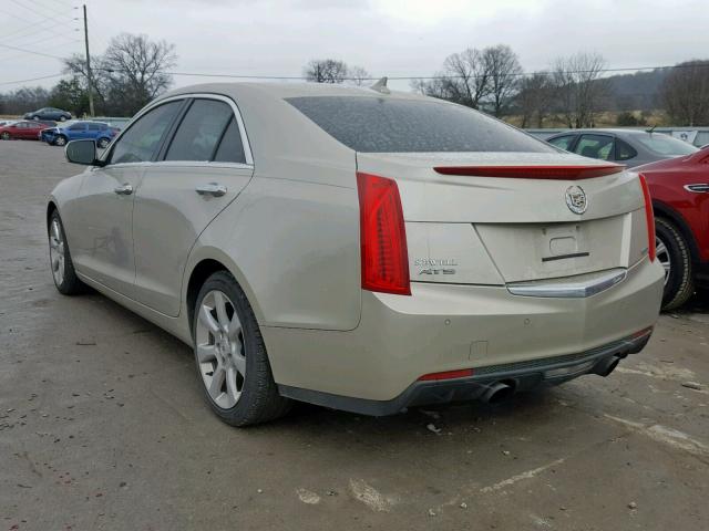 1G6AB5SX3D0132247 - 2013 CADILLAC ATS LUXURY TAN photo 3