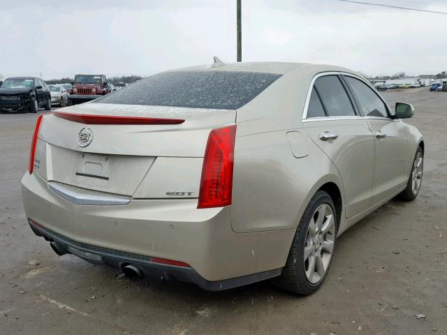 1G6AB5SX3D0132247 - 2013 CADILLAC ATS LUXURY TAN photo 4