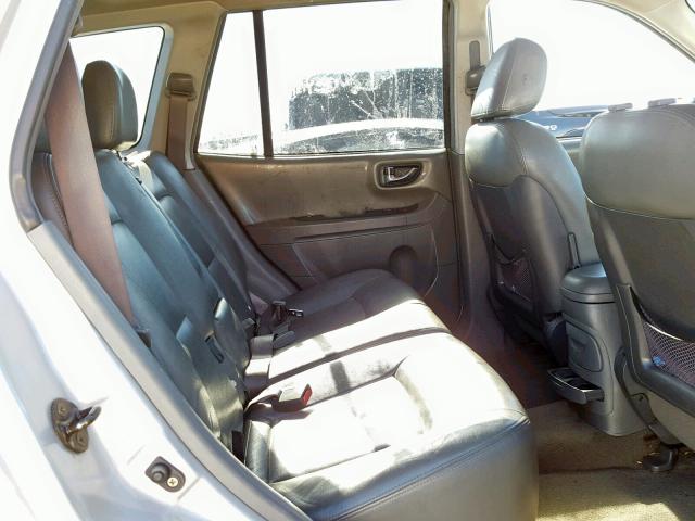 KM8SC13E34U704362 - 2004 HYUNDAI SANTA FE G SILVER photo 6