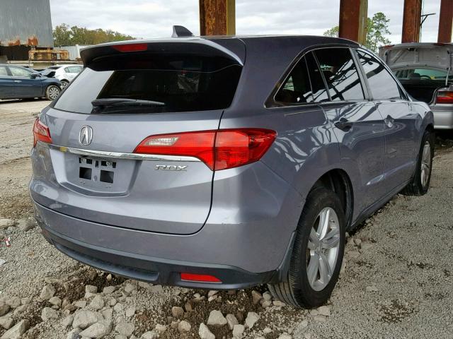 5J8TB3H31DL005611 - 2013 ACURA RDX BASE GRAY photo 4