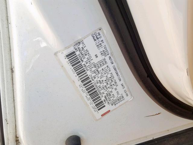 JT6HF10U8X0068879 - 1999 LEXUS RX 300 WHITE photo 10