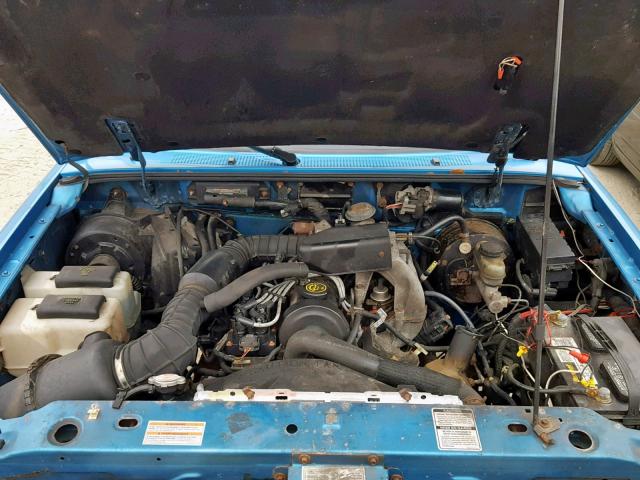 1FTCR10A2TTA19511 - 1996 FORD RANGER BLUE photo 7