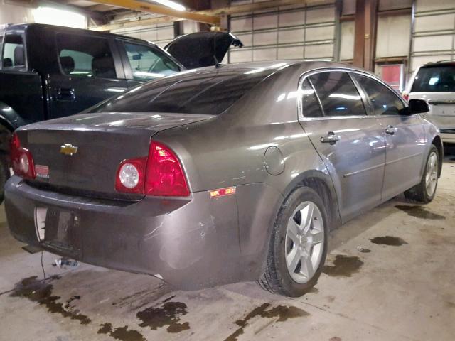 1G1ZB5EB9AF305691 - 2010 CHEVROLET MALIBU LS 灰色 照片 4