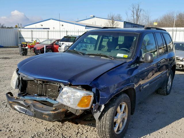 1GKDT13S832397921 - 2003 GMC ENVOY BLUE photo 2