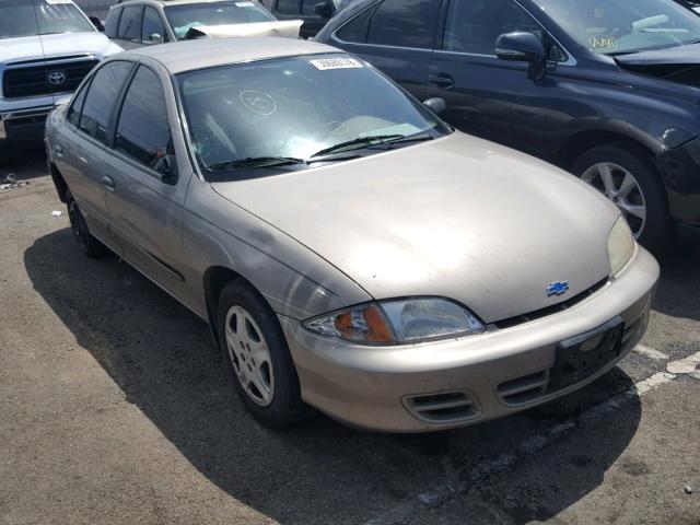 1G1JF524817208564 - 2001 CHEVROLET CAVALIER L GOLD photo 1