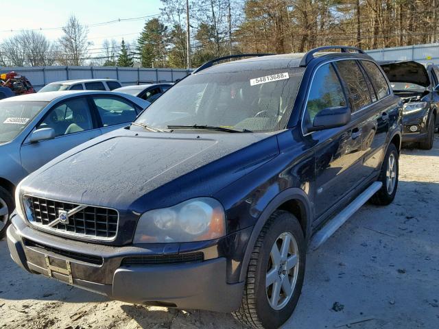 YV4CZ592161303132 - 2006 VOLVO XC90 BLACK photo 2