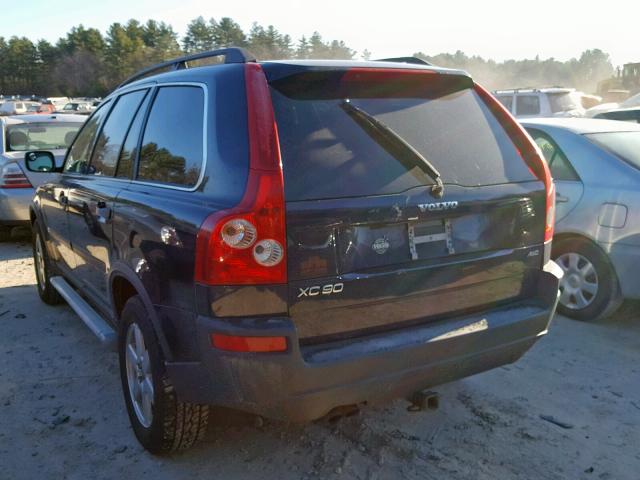 YV4CZ592161303132 - 2006 VOLVO XC90 BLACK photo 3