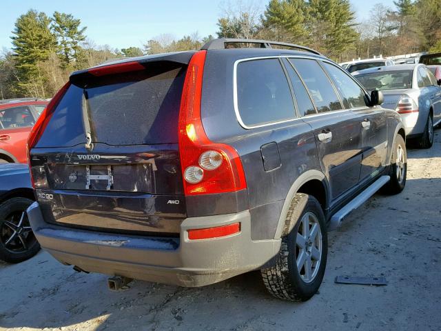 YV4CZ592161303132 - 2006 VOLVO XC90 BLACK photo 4