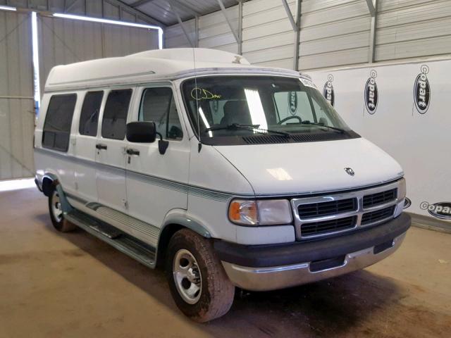 2B6HB21Y5TK169936 - 1996 DODGE RAM VAN B2 WHITE photo 1