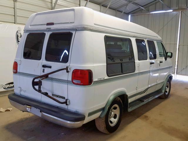 2B6HB21Y5TK169936 - 1996 DODGE RAM VAN B2 WHITE photo 4