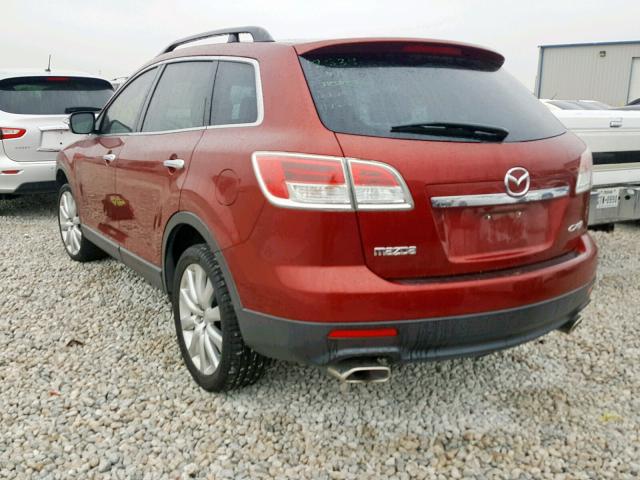 JM3TB28A880147959 - 2008 MAZDA CX-9 RED photo 3