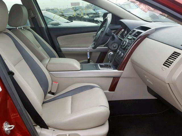 JM3TB28A880147959 - 2008 MAZDA CX-9 RED photo 5